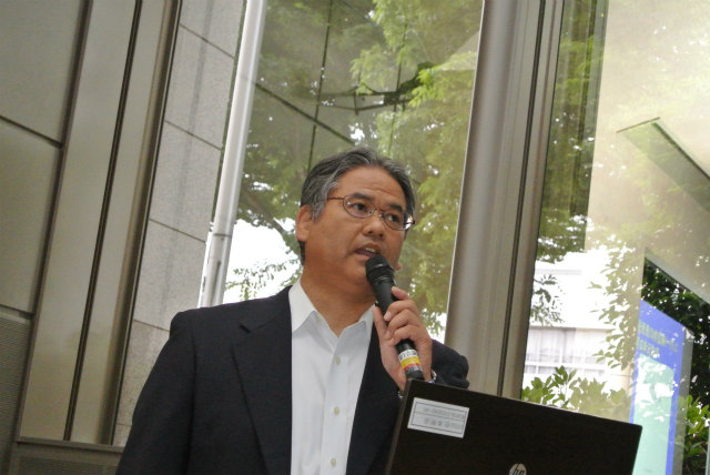 松本明彦先生。唐突な話し方が好感を呼んでいます。 | 2013/05 鳥取フォーラム | 一般社団法人コンクリートメンテナンス協会