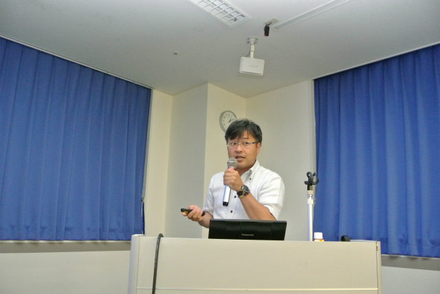 第一部の江良先生 | 2013/05 岡山フォーラム | 一般社団法人コンクリートメンテナンス協会