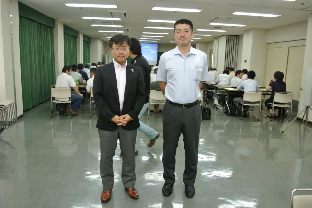 江良先生と中丸先生 | 2013/07 大分フォーラム | 一般社団法人コンクリートメンテナンス協会