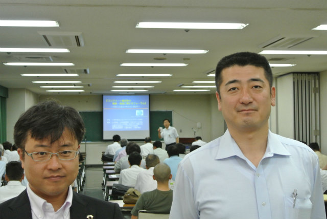 江良先生と中丸先生 | 2013/07 大分フォーラム | 一般社団法人コンクリートメンテナンス協会