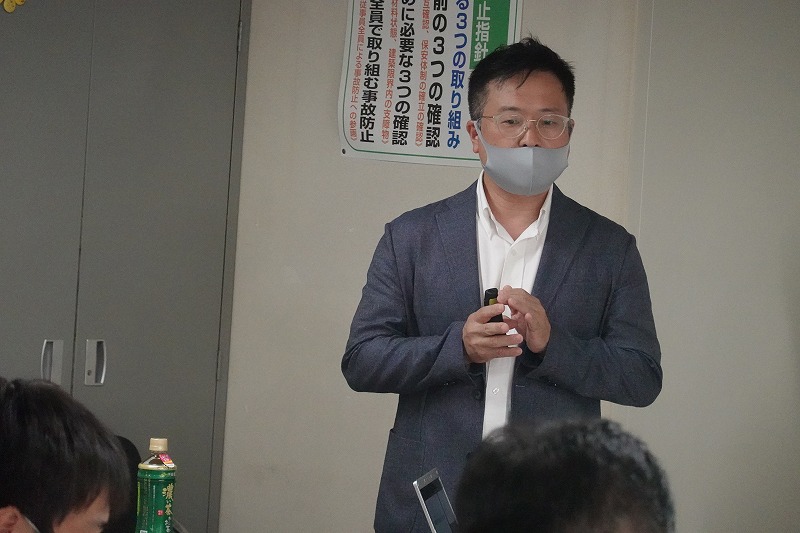 江良講師 | JR北海道札幌保線所で講習会を開催いたしました。 | 活動・講演・見学会報告 | 一般社団法人コンクリートメンテナンス協会