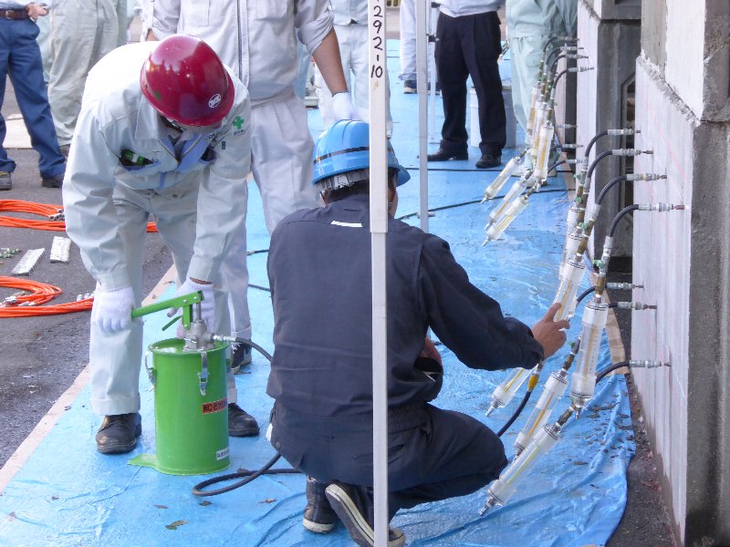 リハビリ工法研修会2015 10/1 | 活動・講演・見学会報告 | 一般社団法人コンクリートメンテナンス協会