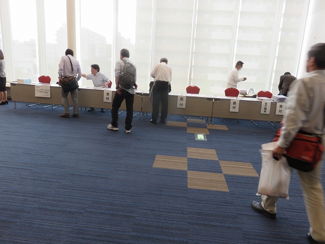 受付設置状況 | 2016/05 福岡フォーラム | 一般社団法人コンクリートメンテナンス協会