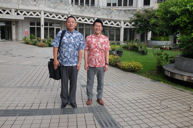 佐々木さんと吉名さん | 2016/06 沖縄フォーラム | 一般社団法人コンクリートメンテナンス協会