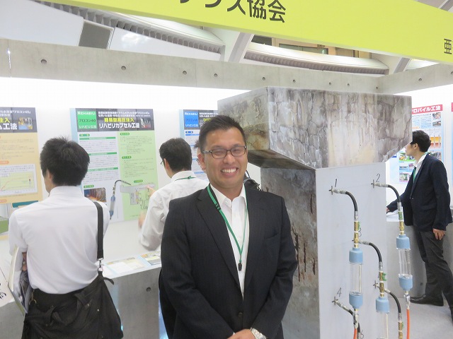 シンワ技術の勘田さん | 2018JCMA年次大会神戸 2018/07/4~6 | 一般社団法人コンクリートメンテナンス協会