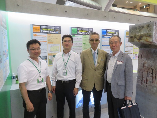 執行部トリオと十河先生 | 2018JCMA年次大会神戸 2018/07/4~6 | 一般社団法人コンクリートメンテナンス協会
