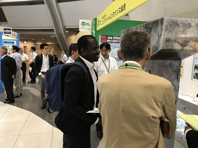 徳納会長が説明中 | 2018JCMA年次大会神戸 2018/07/4~6 | 一般社団法人コンクリートメンテナンス協会
