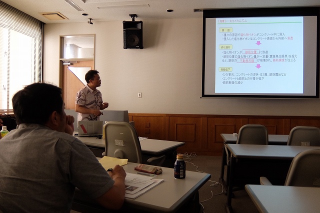 JCMA技術委員長　江良和徳　 | 2019会員研修会【那覇会場】2019/07/31 | 活動・講演・見学会報告 | 一般社団法人コンクリートメンテナンス協会