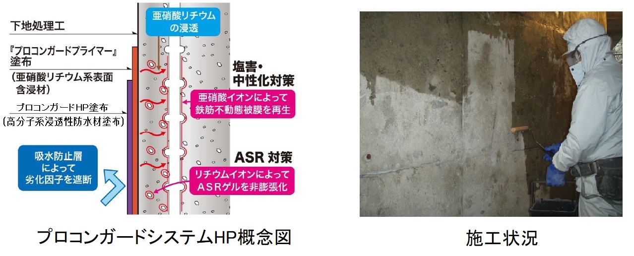 プロコンガードシステムHP 概念図 施工状況