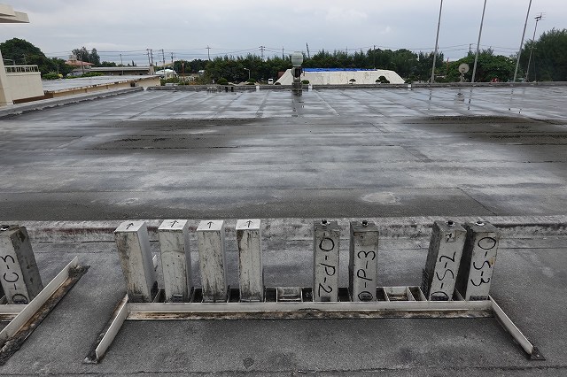 2021/10/21 JCMA沖縄暴露試験場(琉球セメント名護工場)に設置している暴露試験体の測定を行いました。 | 活動・講演・見学会報告 | 一般社団法人コンクリートメンテナンス協会
