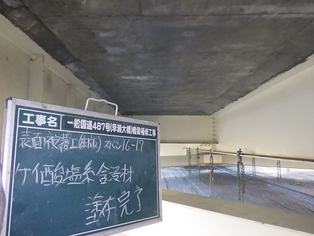 写真03 | 一般国道487号(早瀬大橋)橋梁補修工事 | 一般社団法人コンクリートメンテナンス協会