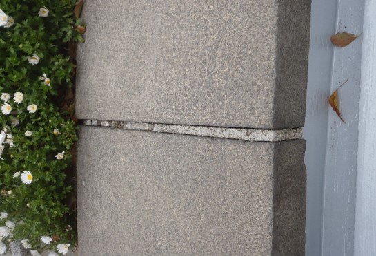 写真01 | 平和記念公園原爆ドーム南側噴水目地修繕 | 一般社団法人コンクリートメンテナンス協会