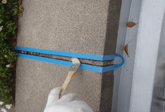 写真03 | 平和記念公園原爆ドーム南側噴水目地修繕 | 一般社団法人コンクリートメンテナンス協会