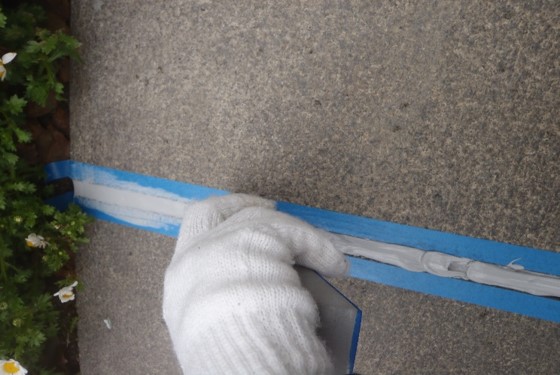 写真05 | 平和記念公園原爆ドーム南側噴水目地修繕 | 一般社団法人コンクリートメンテナンス協会