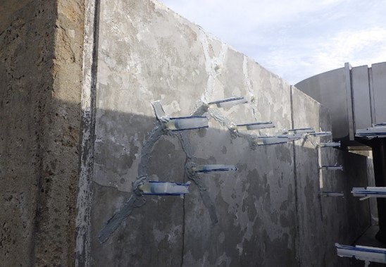 写真04 | 平和記念公園平和の灯補修業務 | 一般社団法人コンクリートメンテナンス協会